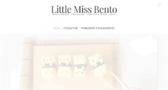 Desktop Screenshot of littlemissbento.com